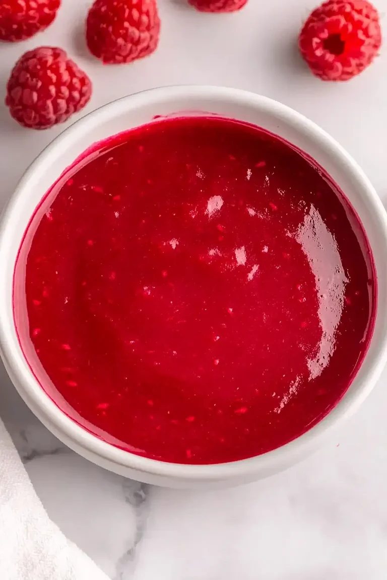 raspberry coulis