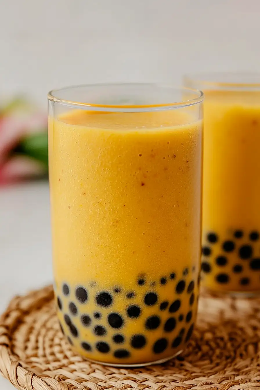 mango bubble tea