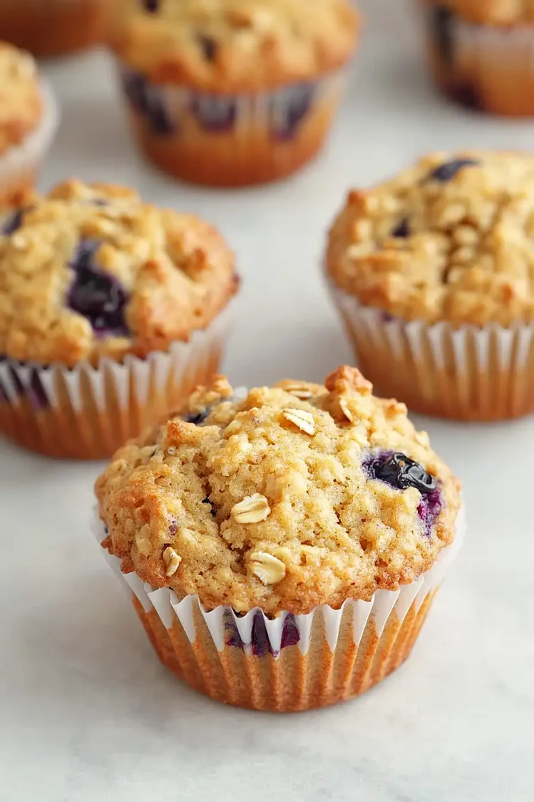 blueberry oat muffins