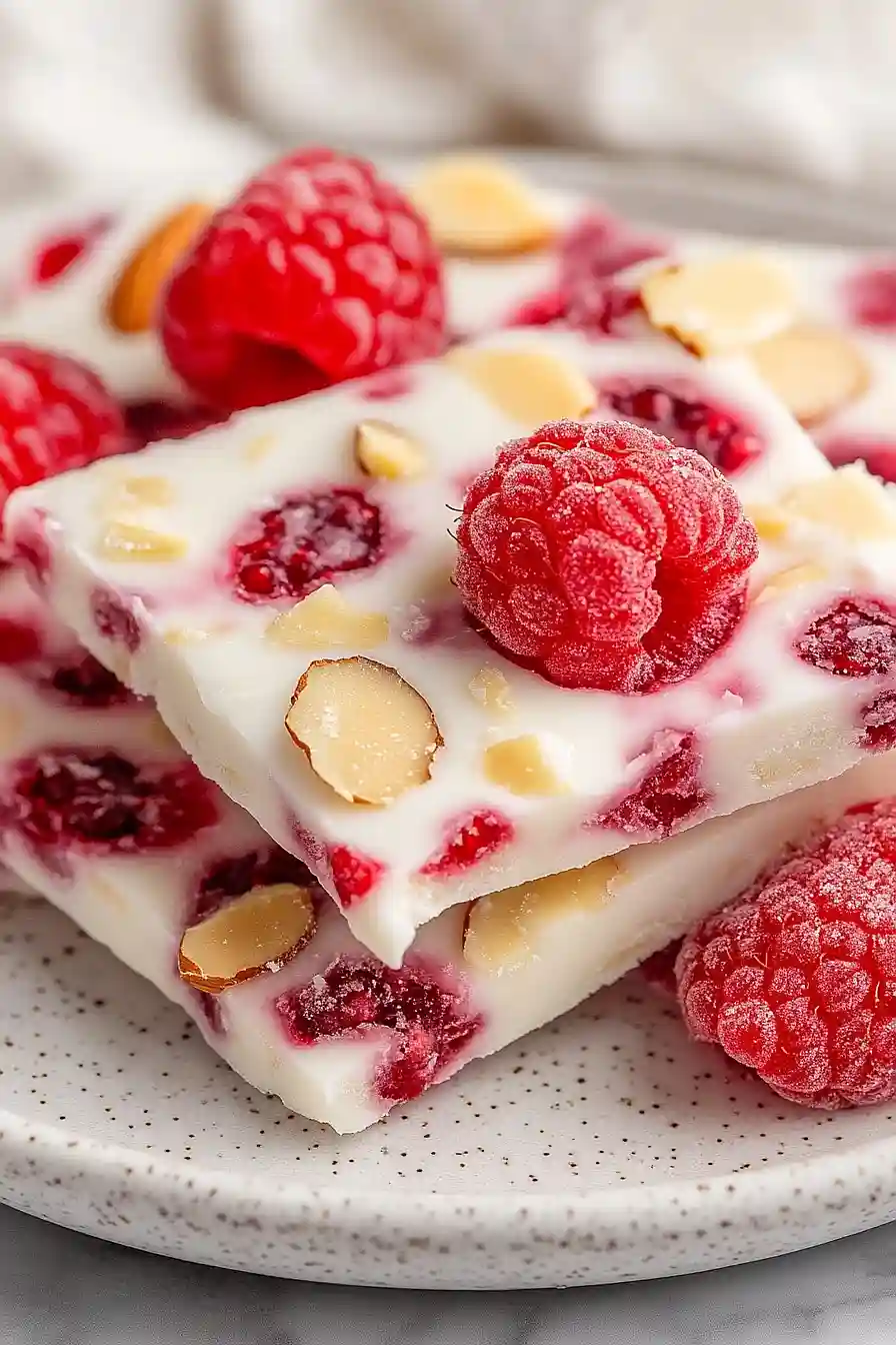 raspberry yogurt bark