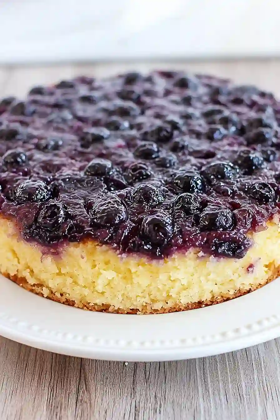 blueberry upside down cake