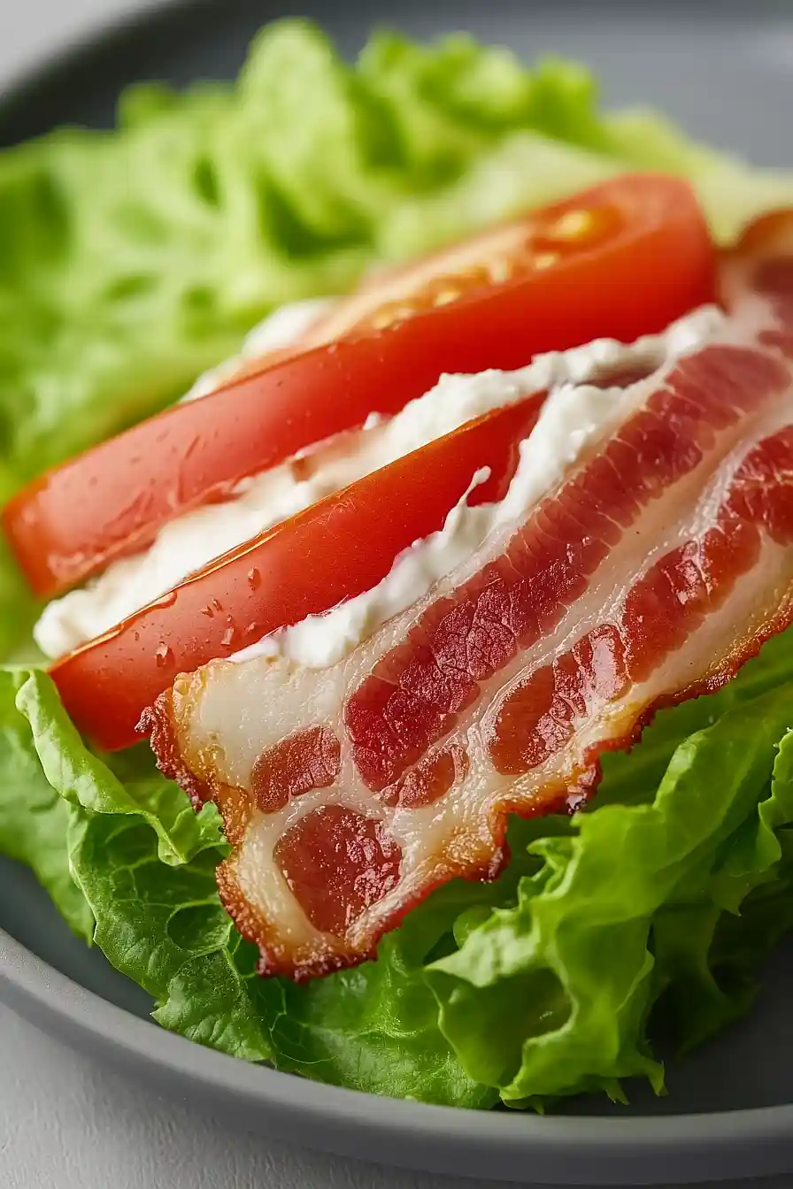 no bread blt sandwich