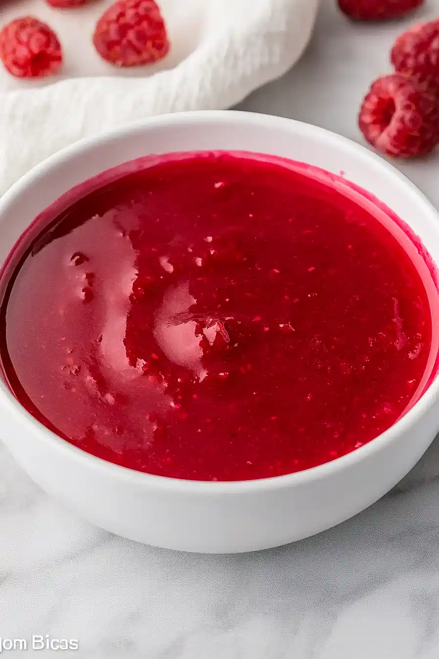 raspberry coulis