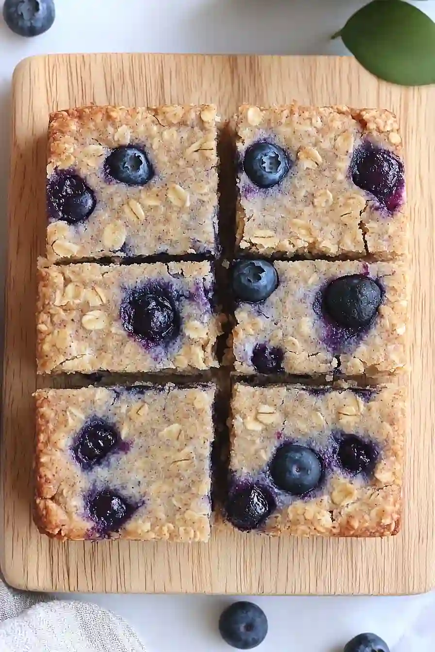 blueberry oatmeal breakfast bars