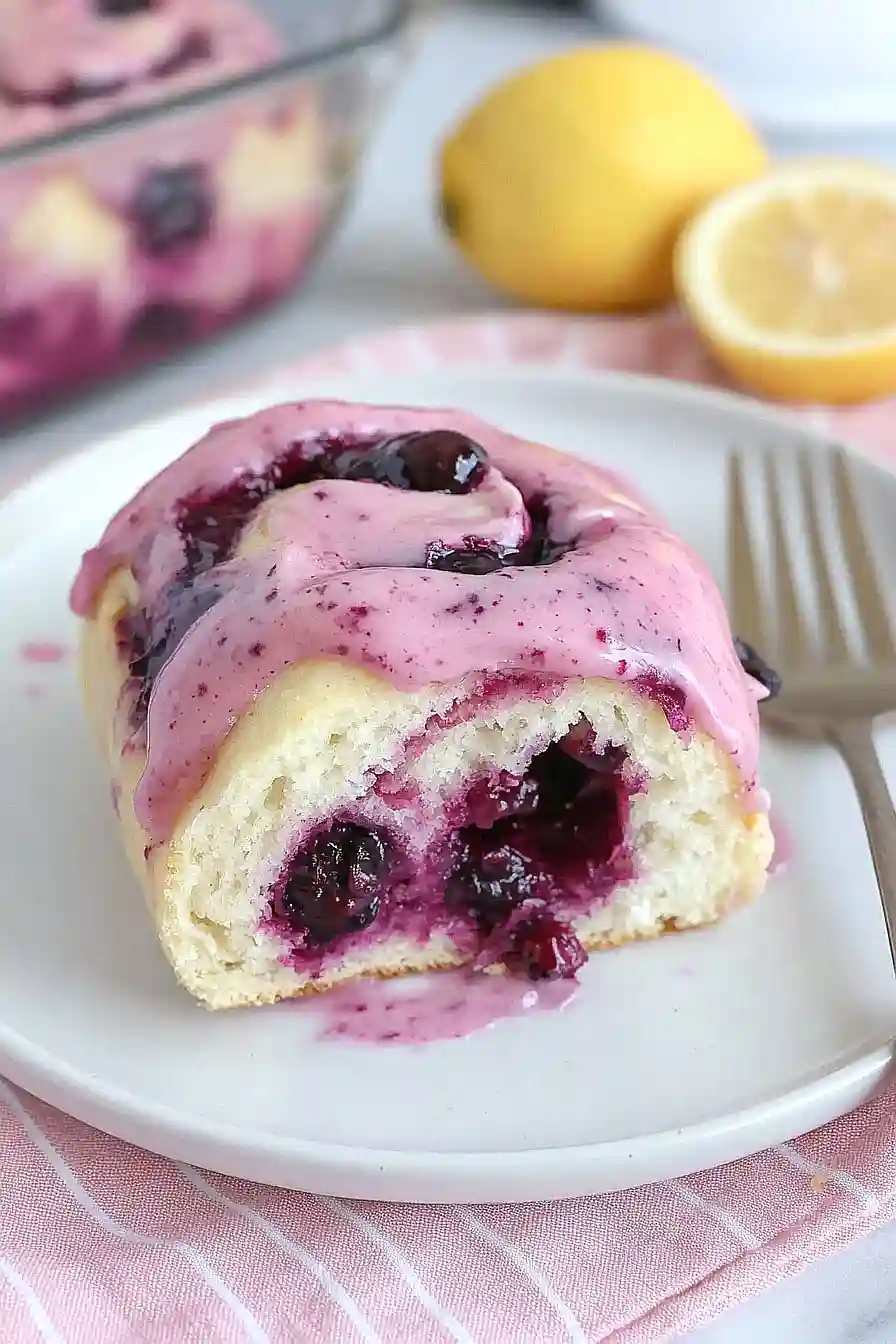 huckleberry sweet rolls