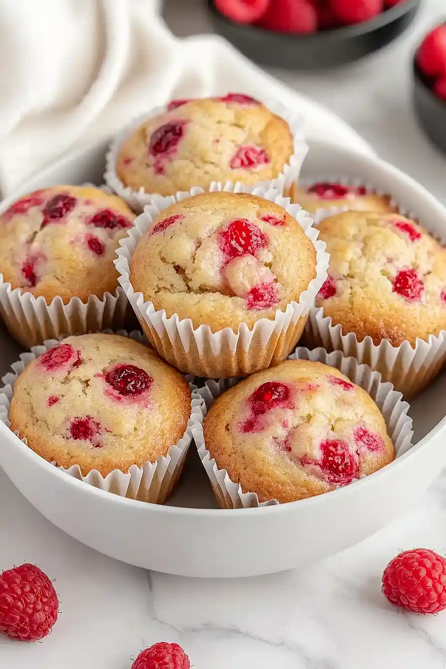 raspberry yogurt muffins