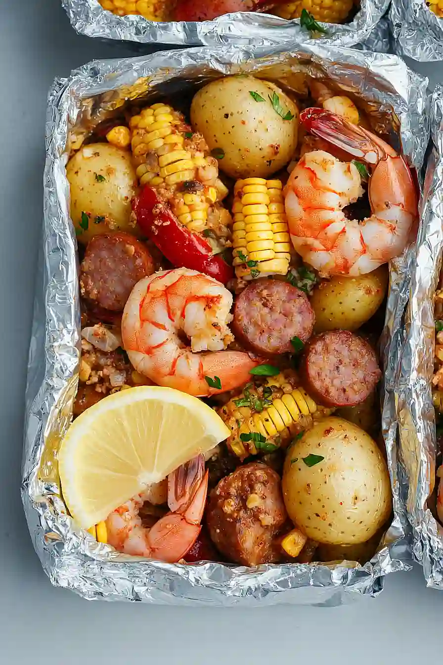seafood boil foil packets