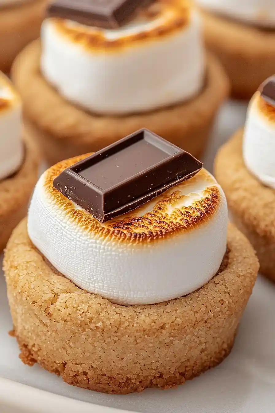 s'mores cookie cups