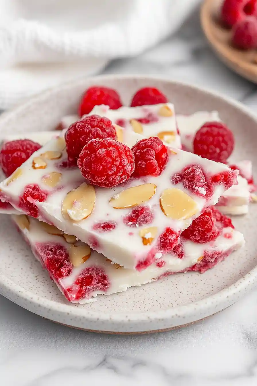 raspberry yogurt bark