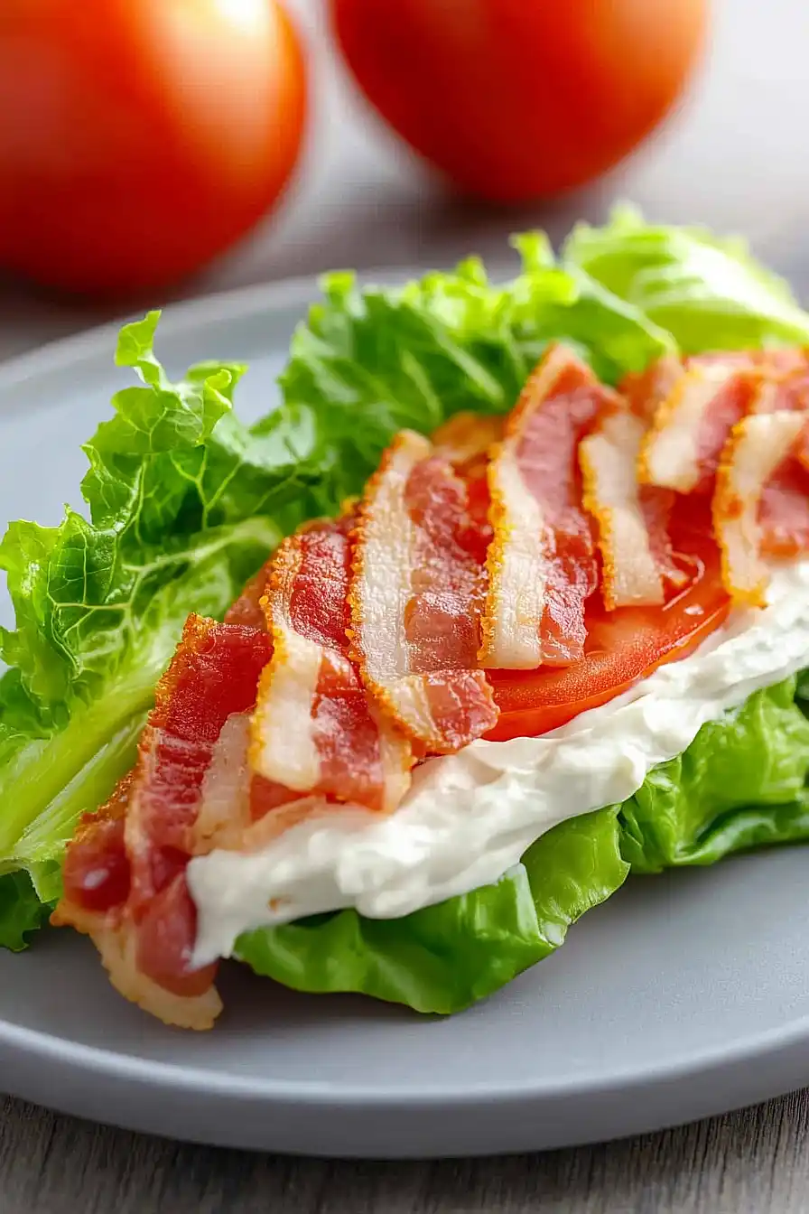 no bread blt sandwich