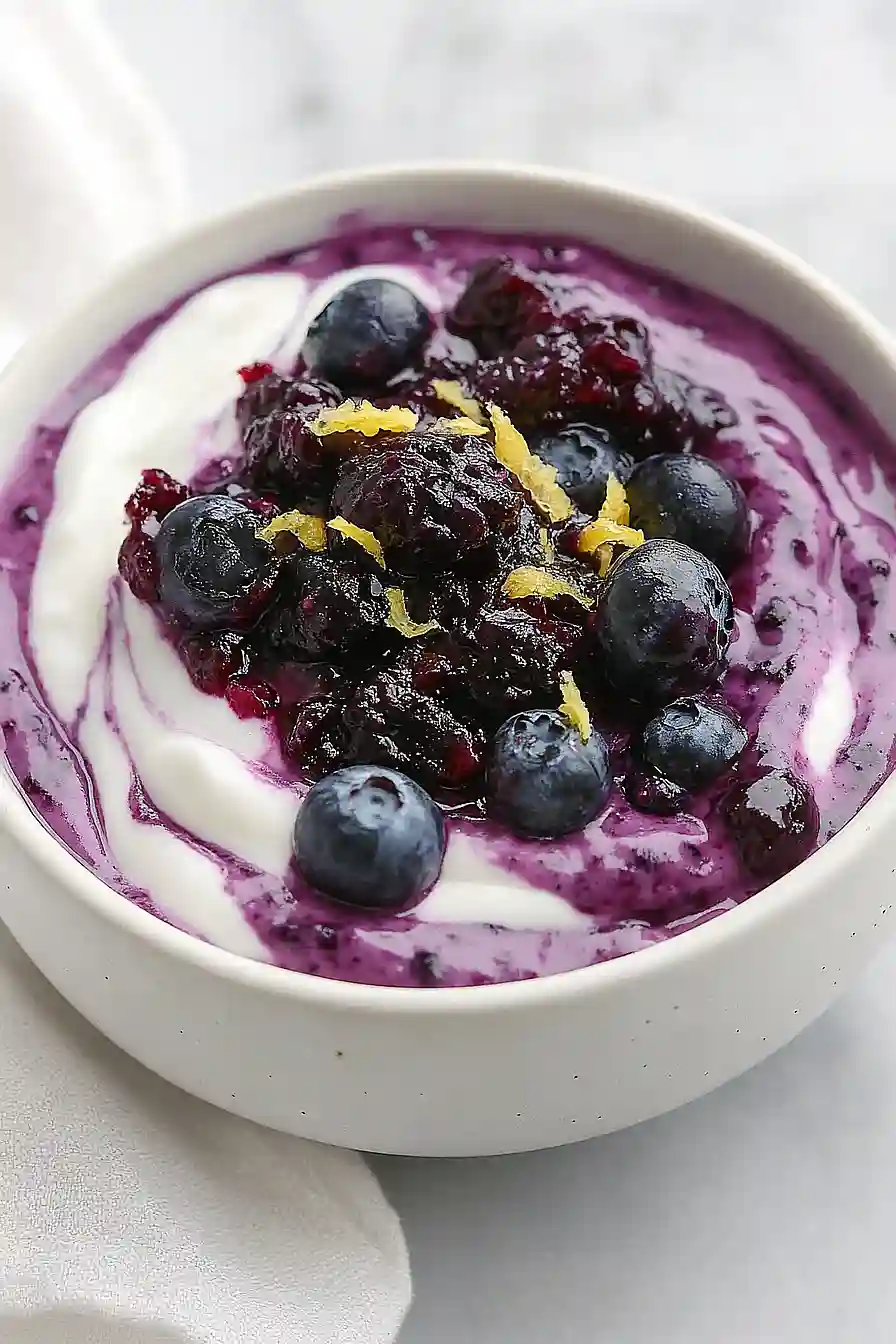 blueberry yogurt