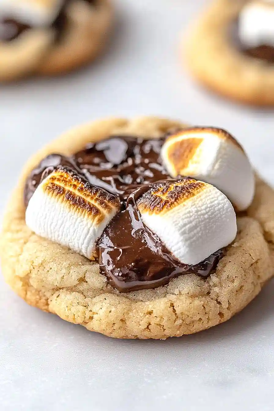 s'mores chocolate chip cookies