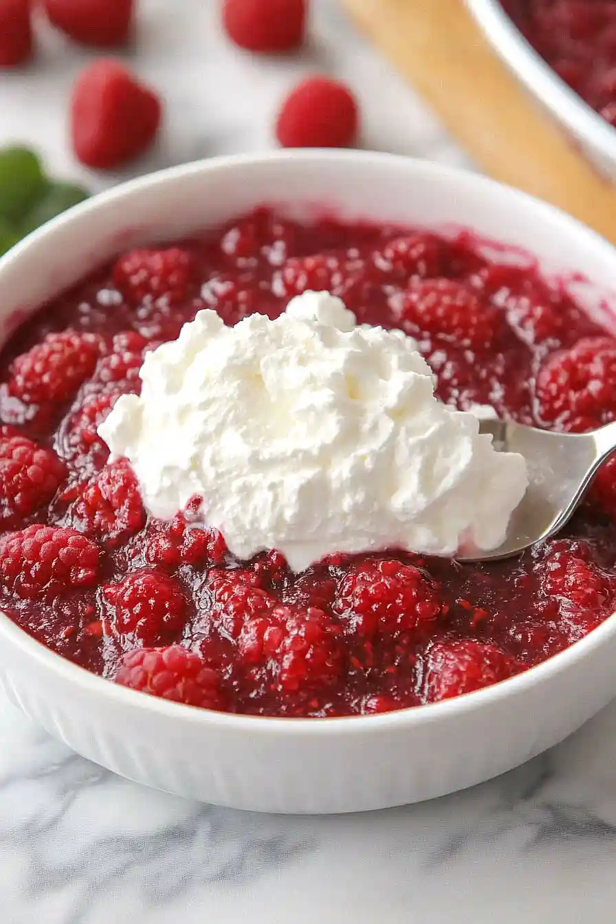 raspberry jello salad