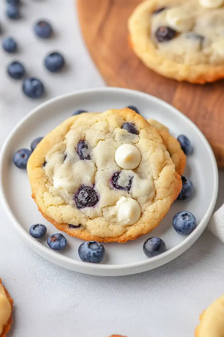 blueberry white chocolate chip cookies
