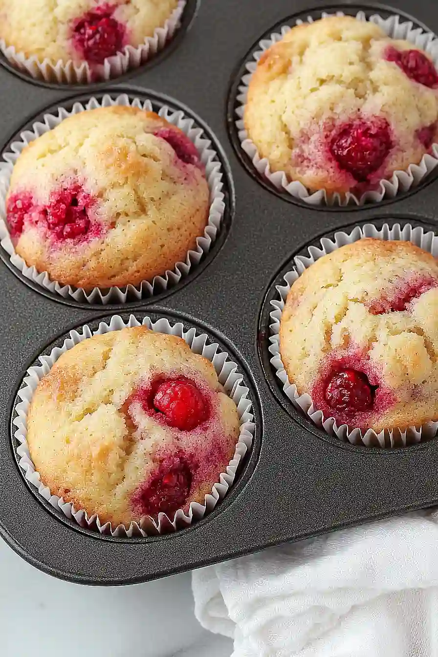 raspberry zucchini muffins