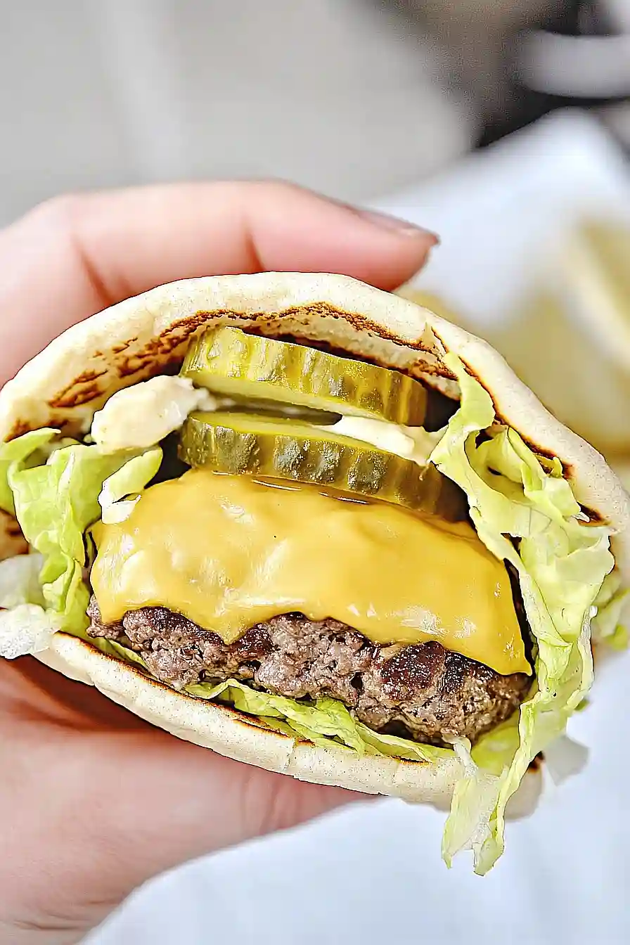 keto smash burger tacos