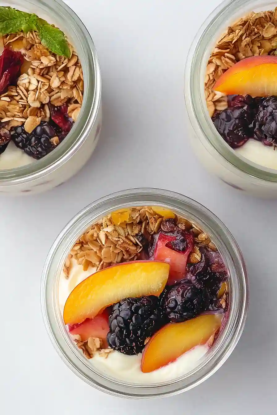 make ahead yogurt parfaits
