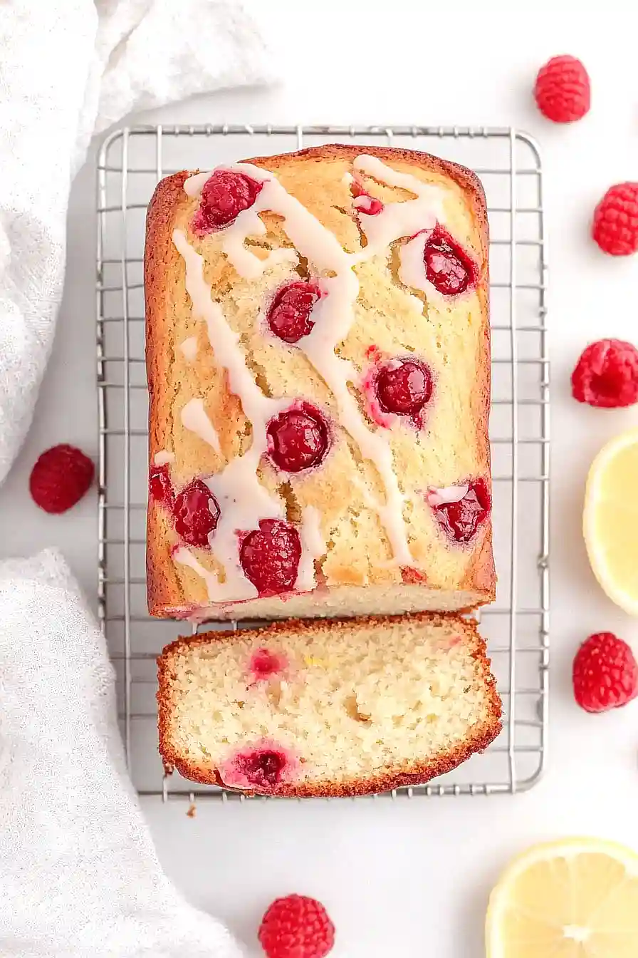 raspberry lemon loaf