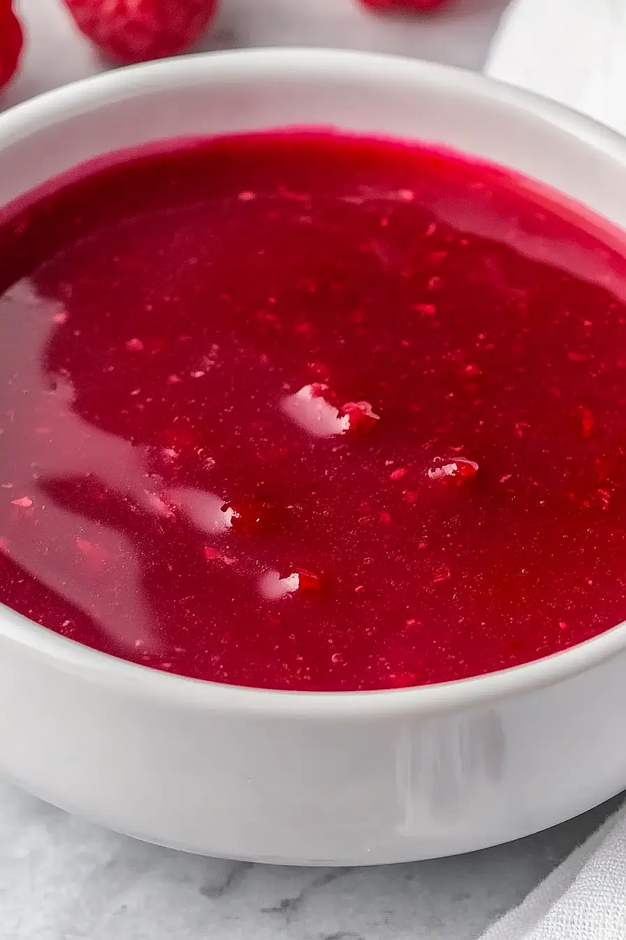 raspberry coulis
