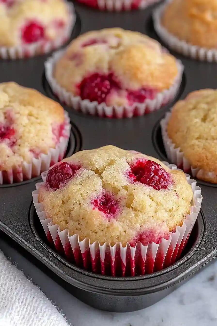 raspberry zucchini muffins