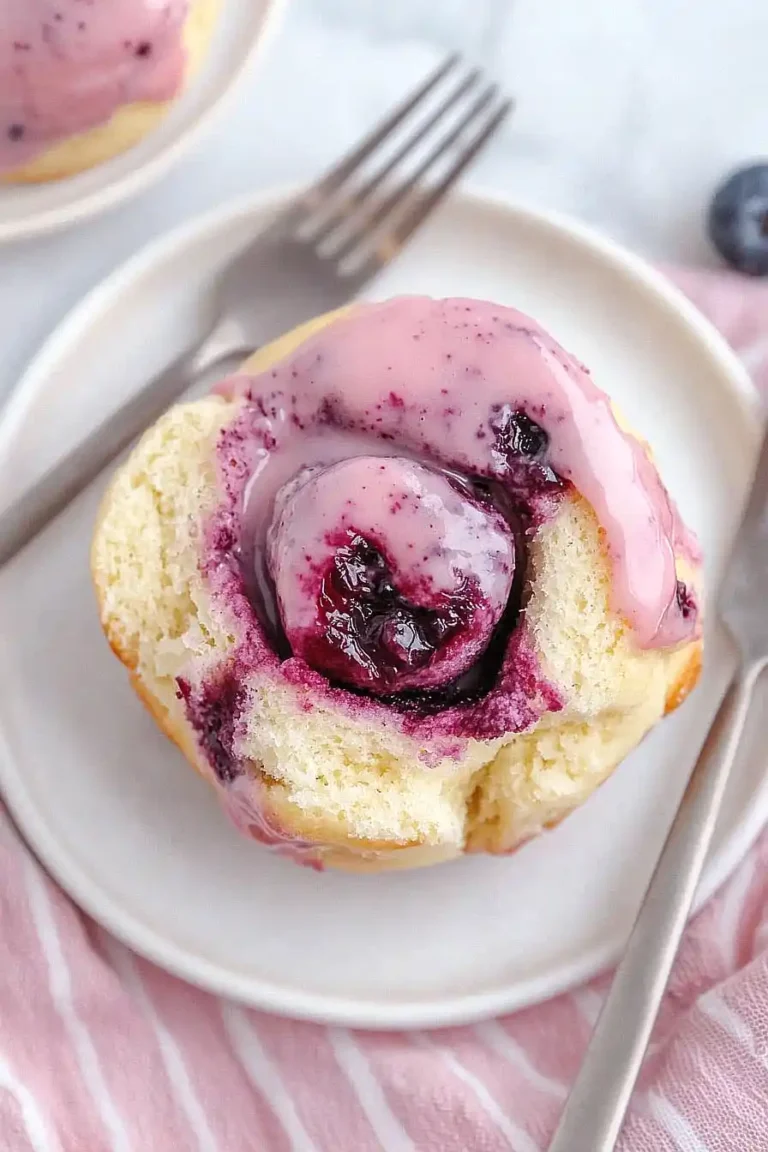 huckleberry sweet rolls