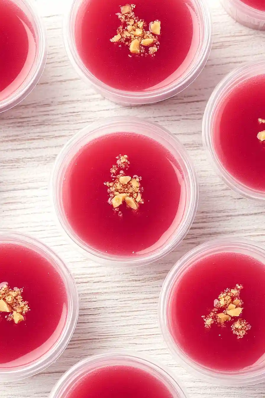 raspberry jello shots