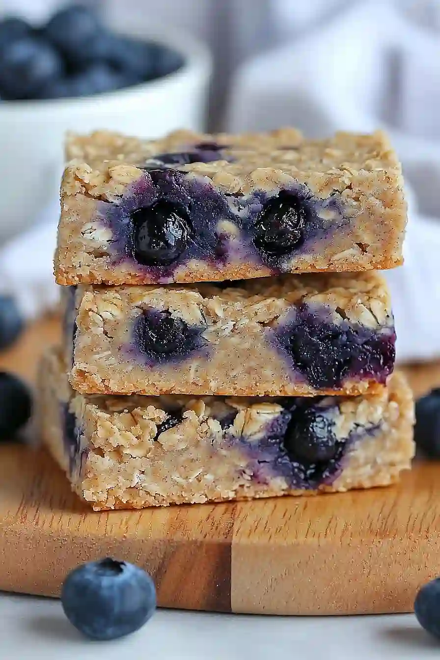 blueberry oatmeal breakfast bars