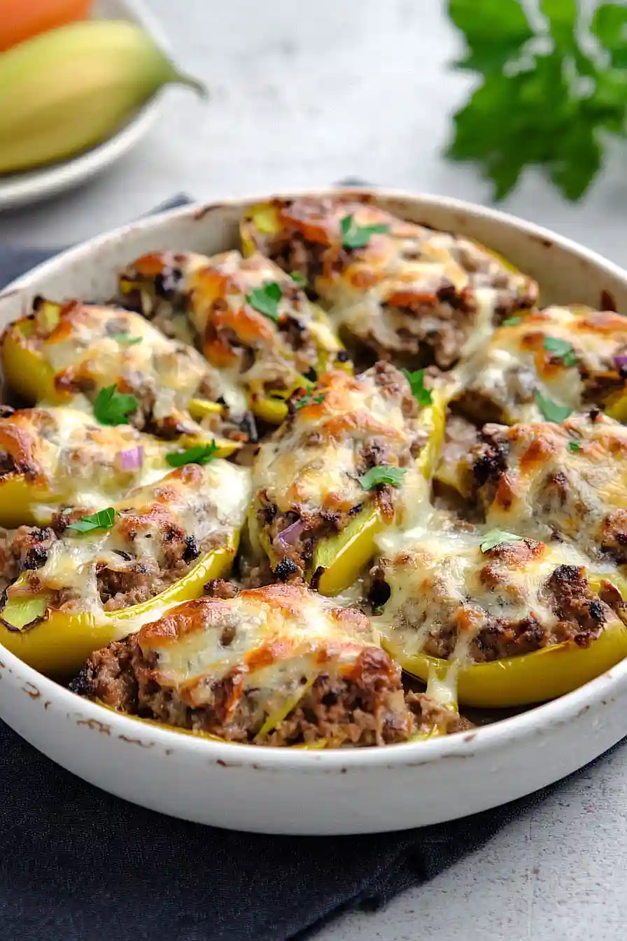 hungarian stuffed banana peppers