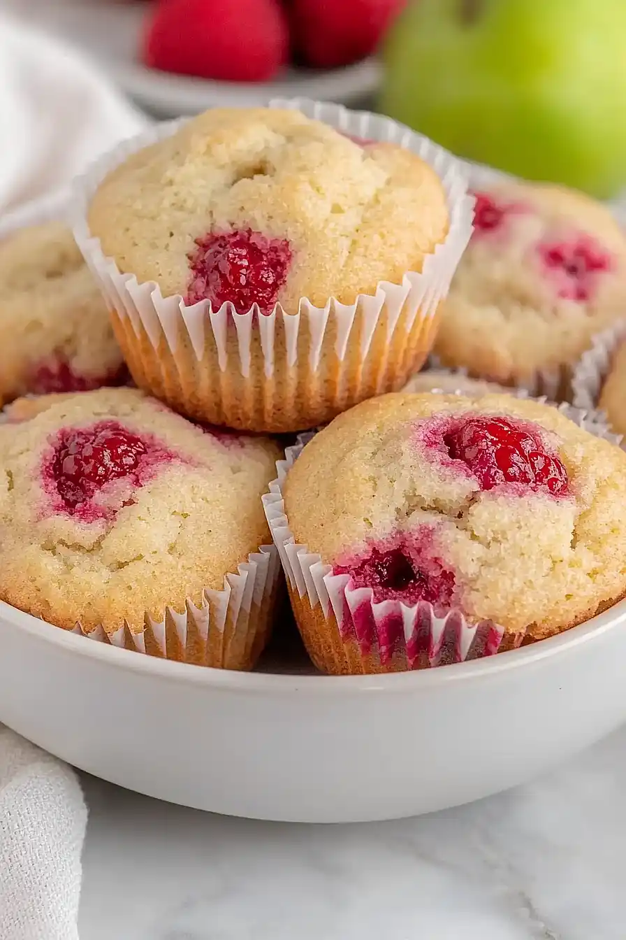 raspberry zucchini muffins