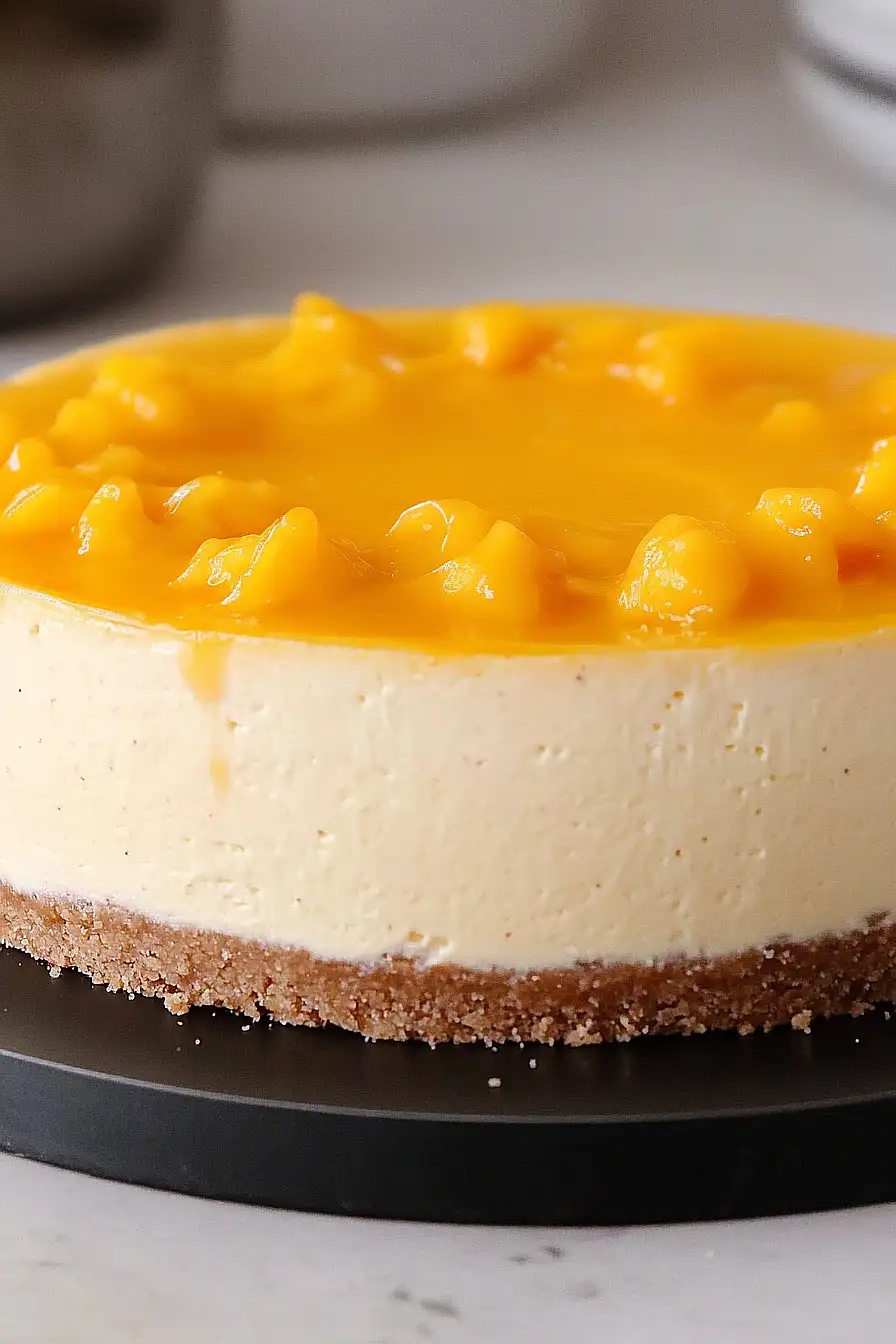 mango cheesecake