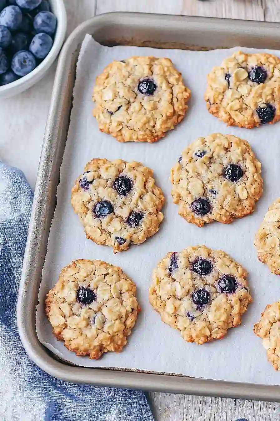 blueberry oatmeal cookies