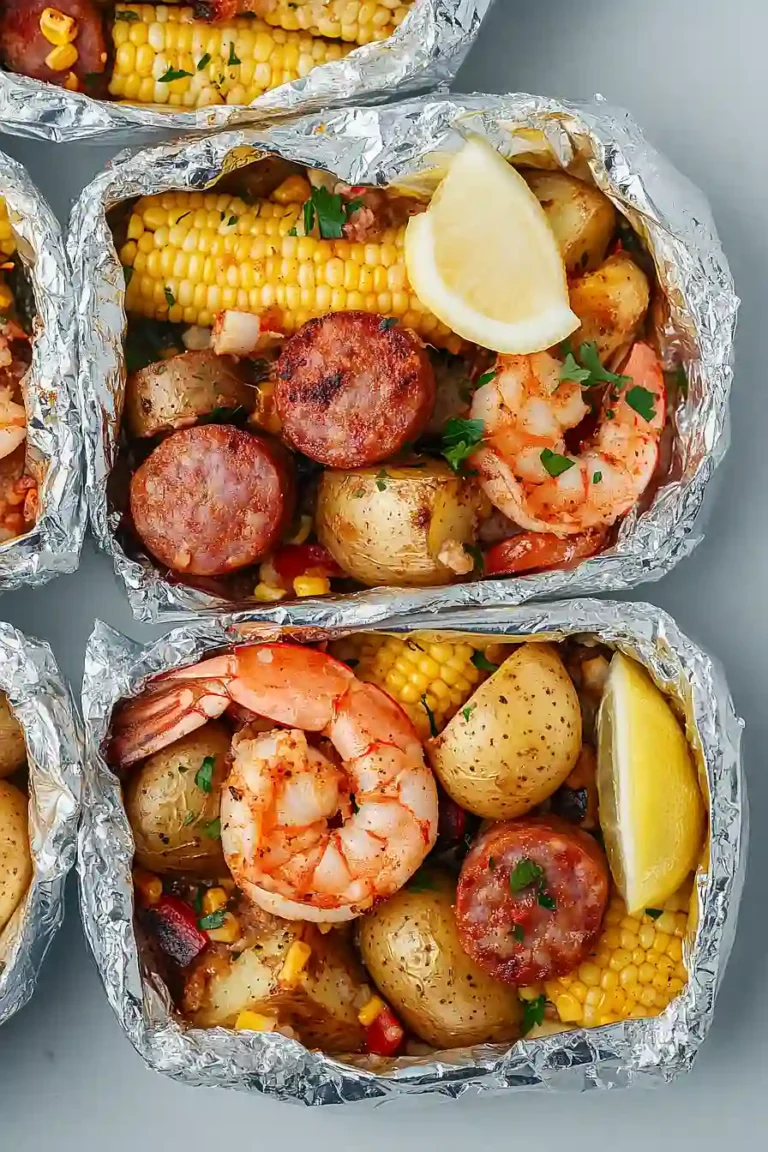 seafood boil foil packets