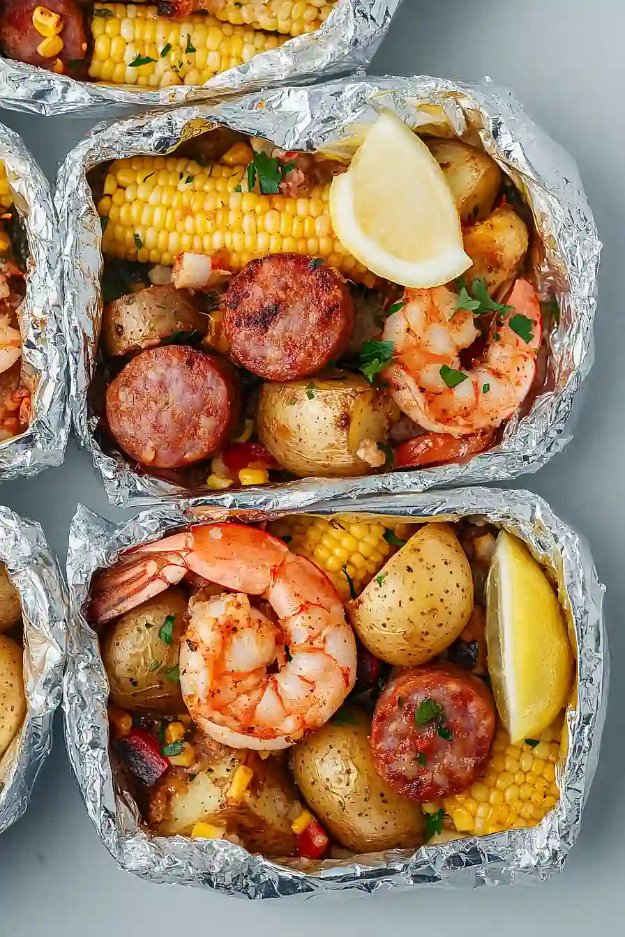 seafood boil foil packets
