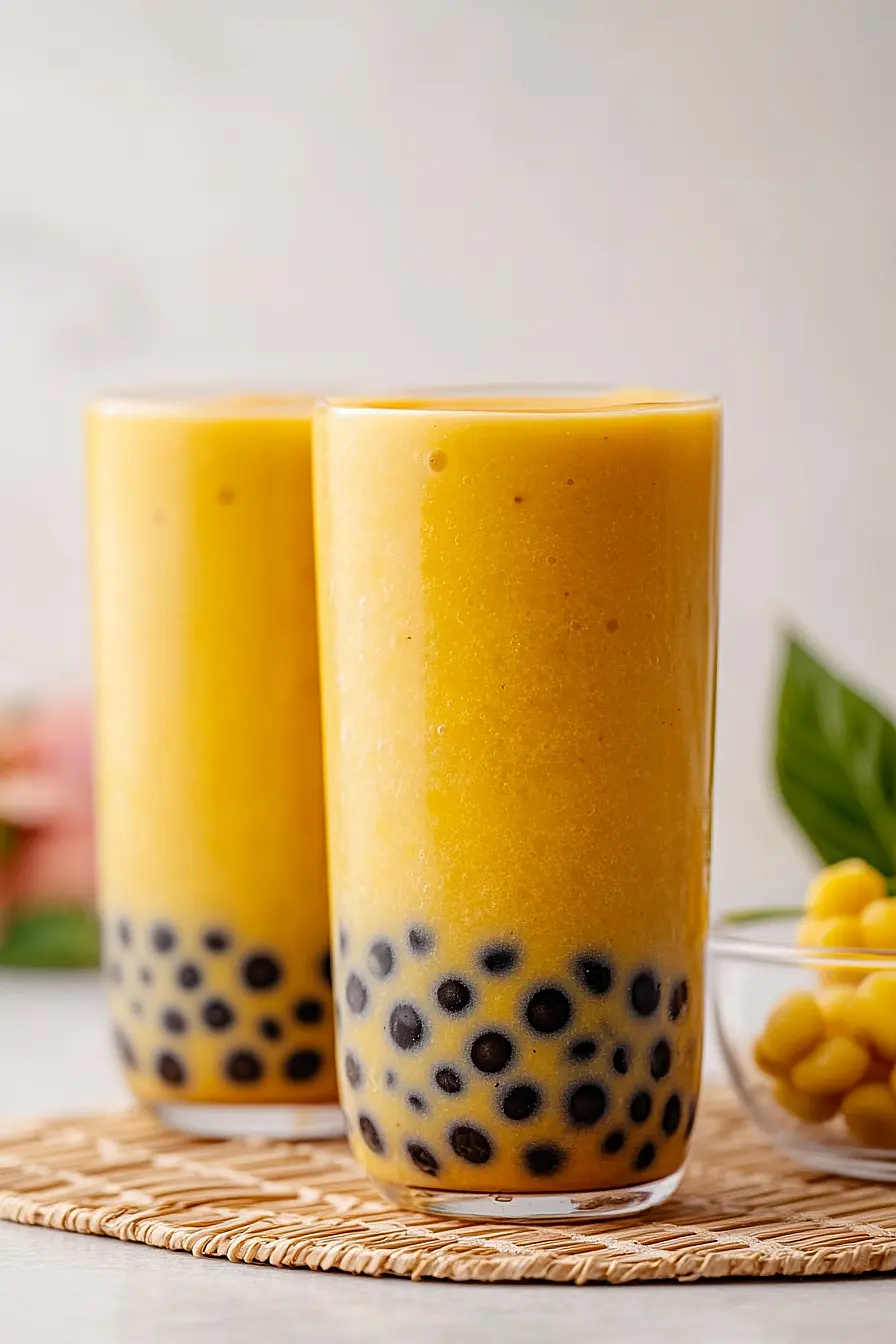 mango bubble tea