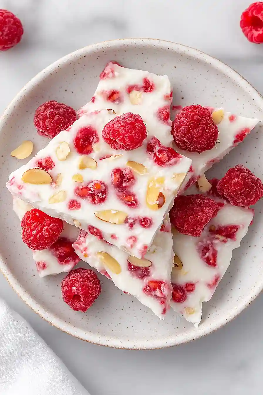 raspberry yogurt bark
