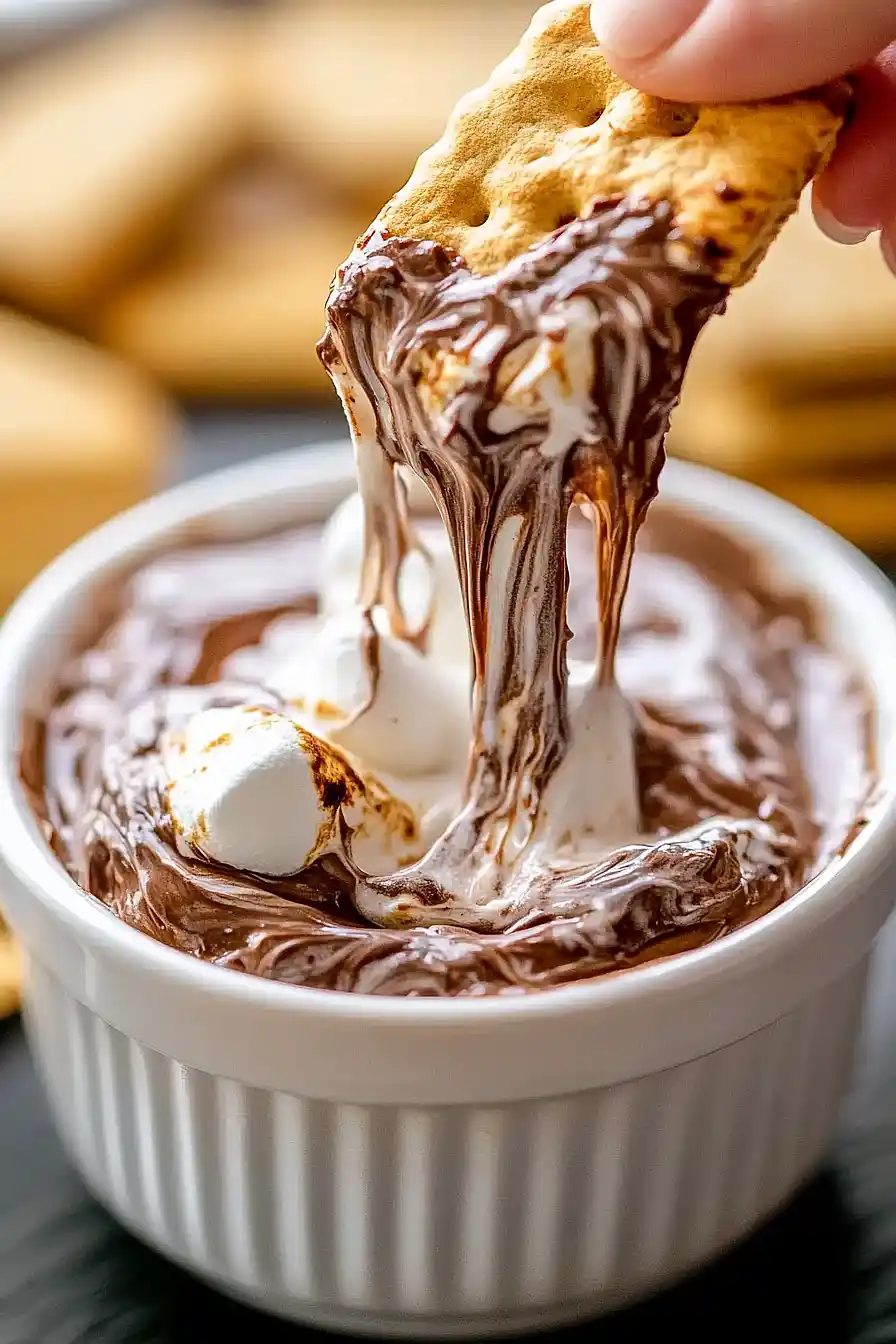 microwave s'mores dip 