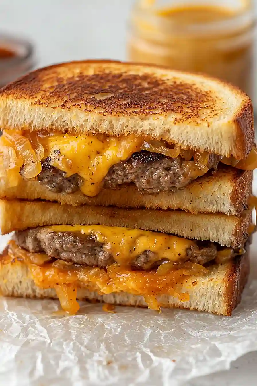 smash burger patty melt