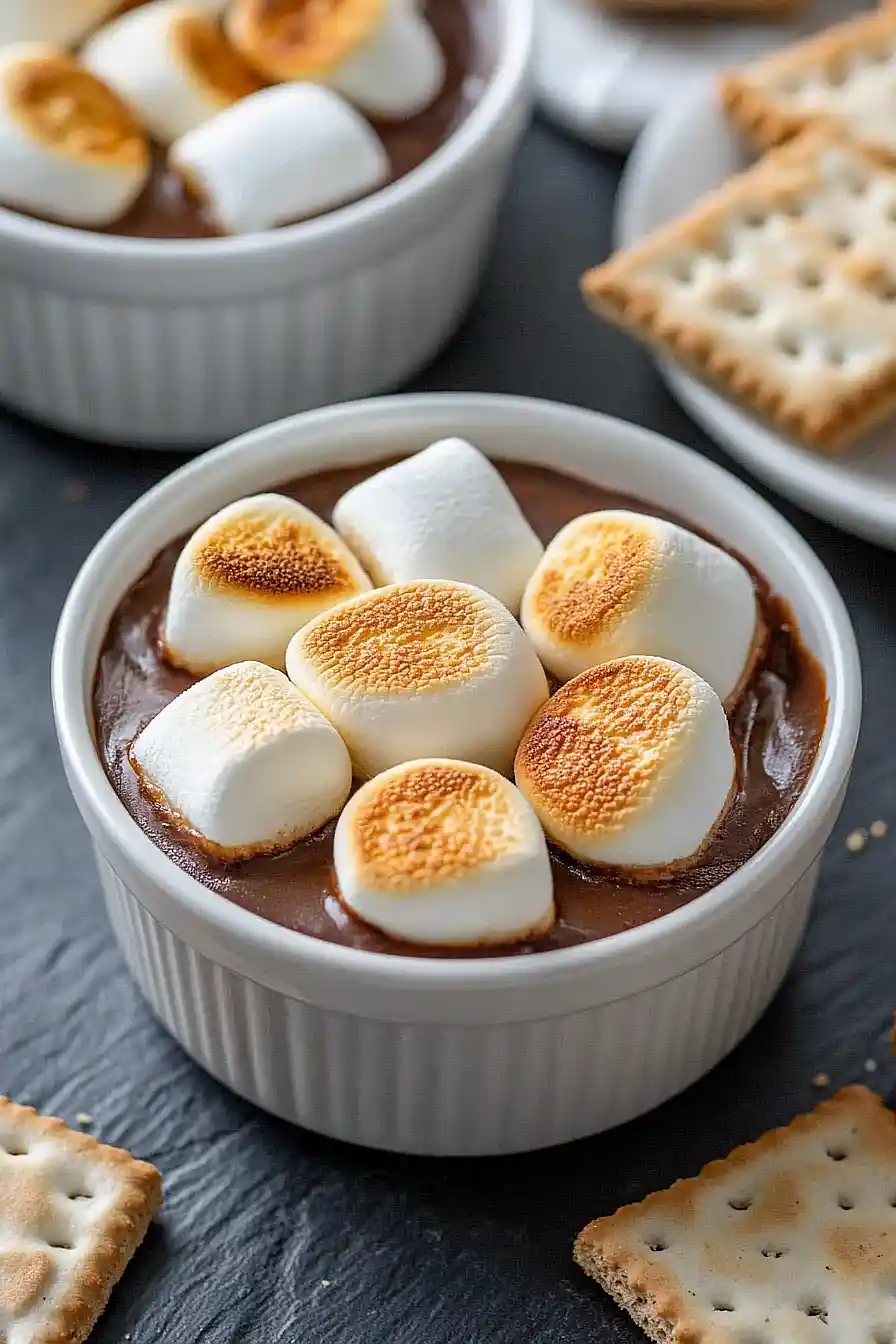microwave s'mores dip 