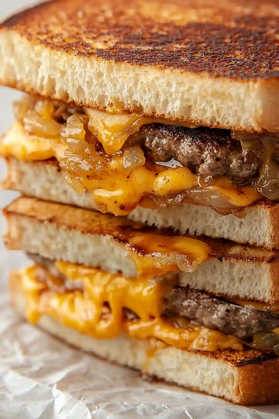 smash burger patty melt