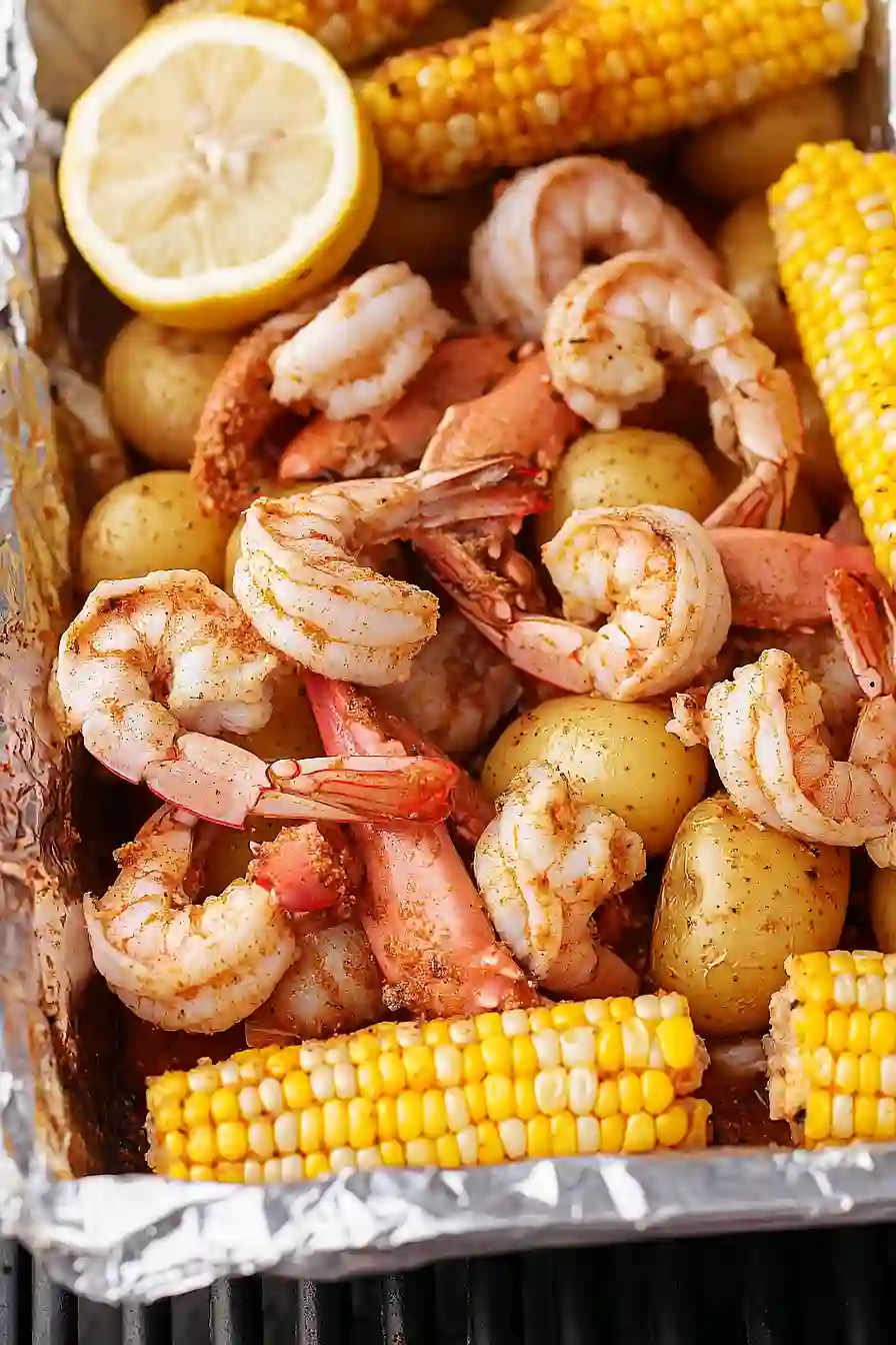 seafood boil on the grill