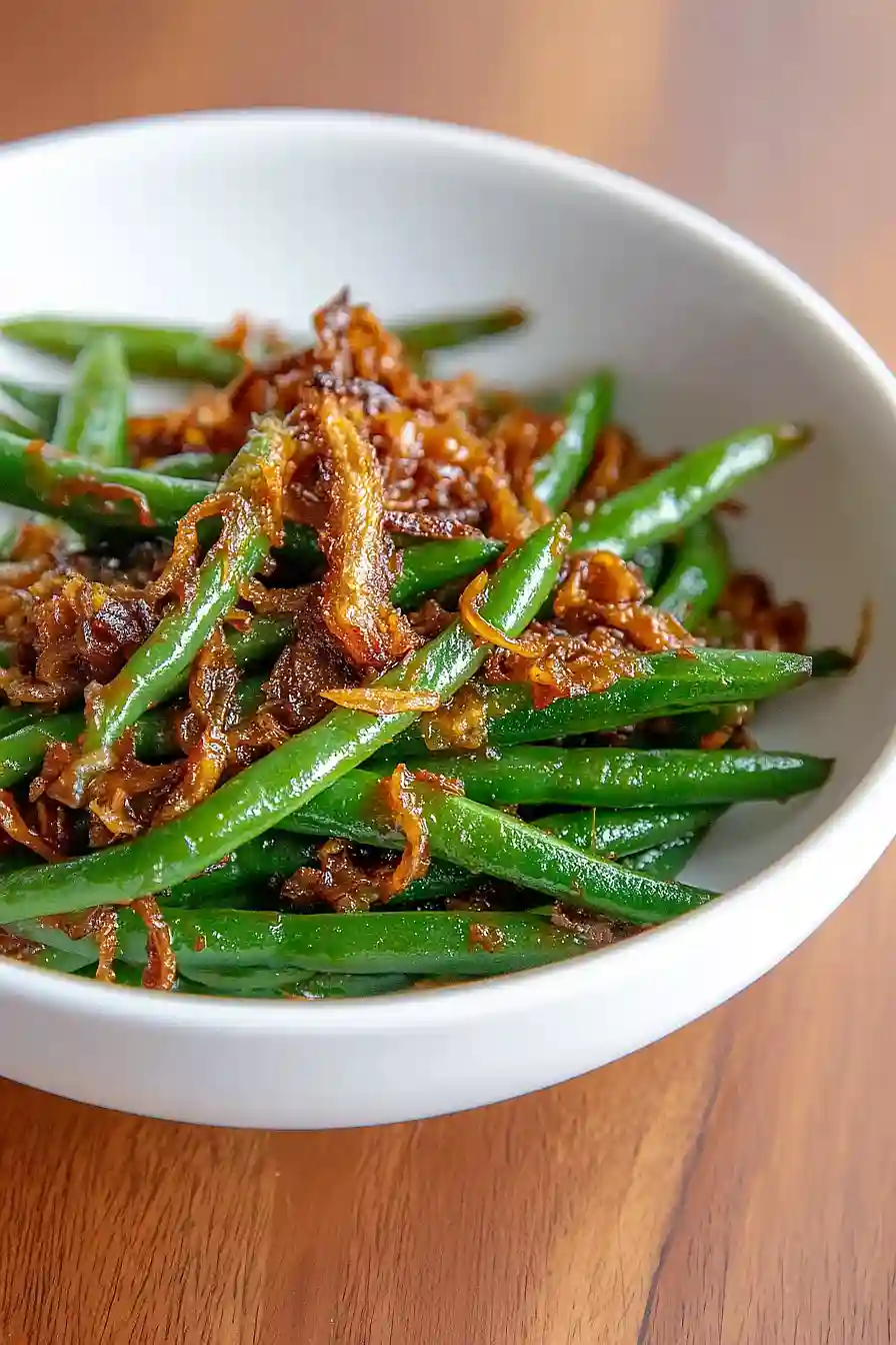 green beans with xo sauce