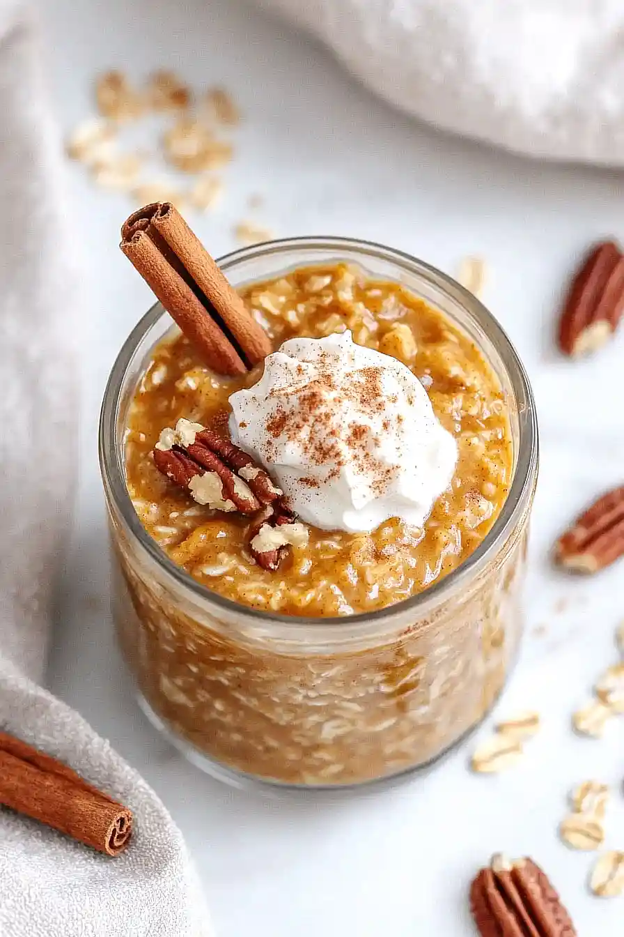 pumpkin latte overnight oats