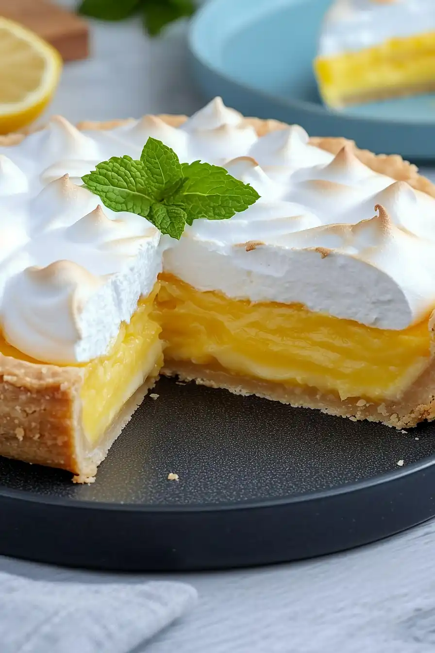 keto lemon meringue pie