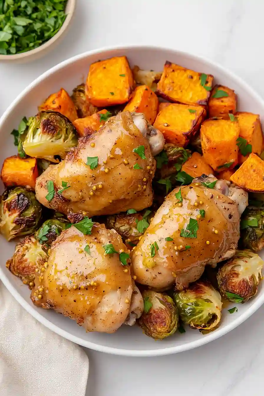 honey mustard chicken sheet pan