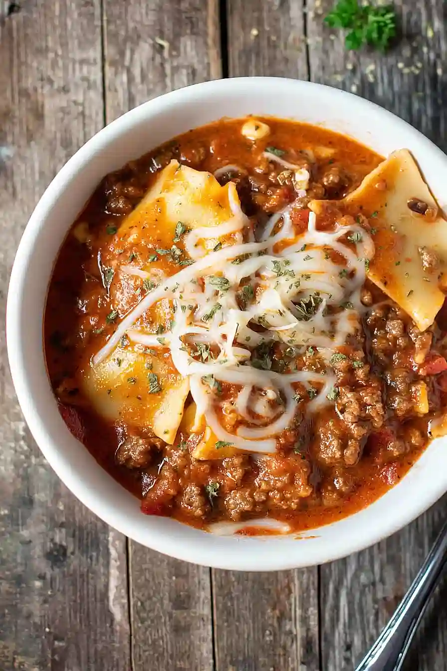 lasagna soup no ricotta