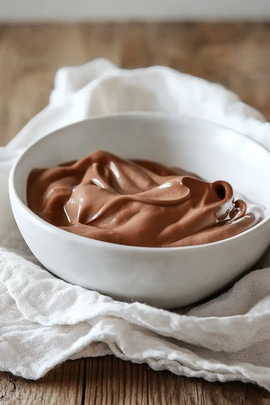 hard boiled egg chocolate pudding