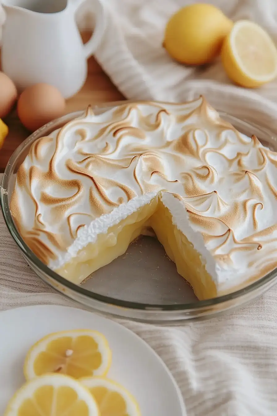 no crust lemon meringue pie