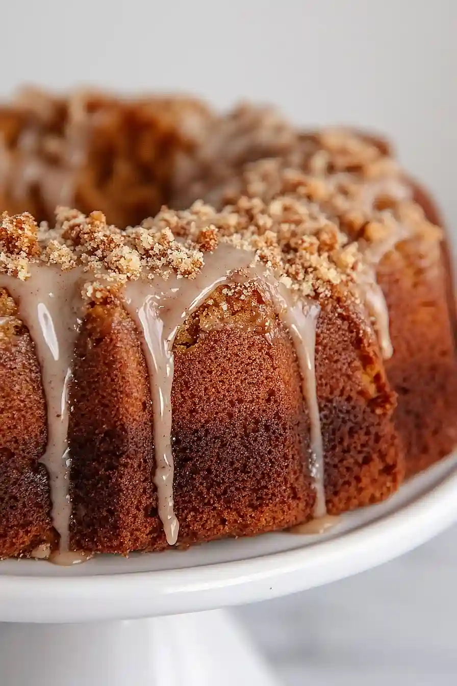 glazed pumpkin coffee cake