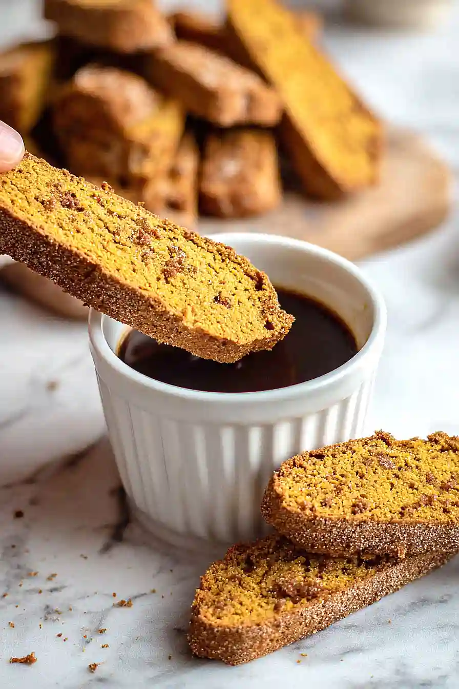 pumpkin spice biscotti