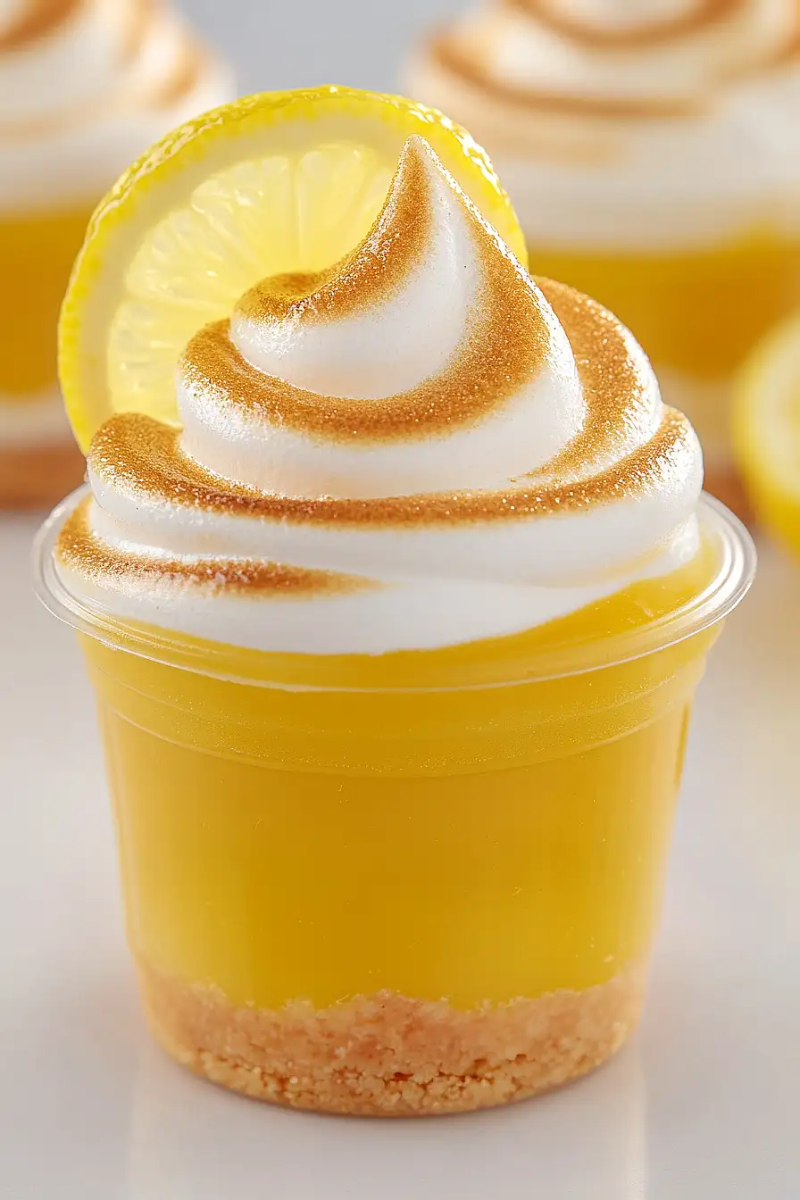 lemon meringue pie jello shots